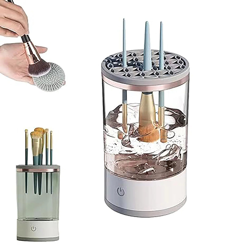 Automatic Makeup Brush Cleaner machine Fast Washing and Drying Electric USB Rechargable Make Up Brush Cleaning Device for Women